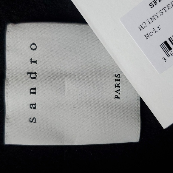 Sandro Mystree Double breasted Coat NWT 34 us size 2 - Picture 3 of 10